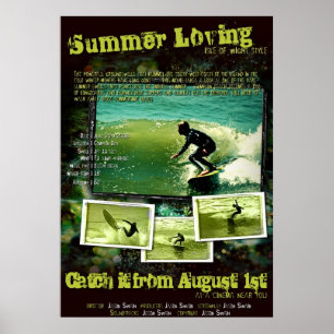 Pôster Summer Loving (estilo Ilha de Peso)