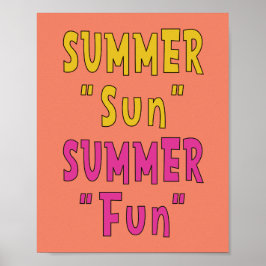 Poster Summer Sun Summer