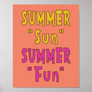 Poster Summer Sun Summer