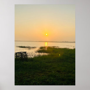 Poster Summer Vibes Ombre Beach Sun & Sand Monograma Fo