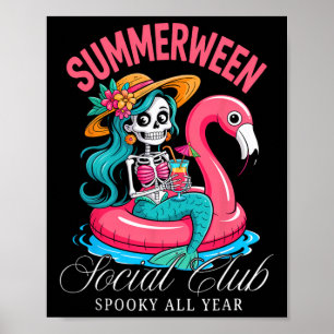 Poster Summerbetween Social Club Spooky O Esqueleto Todo