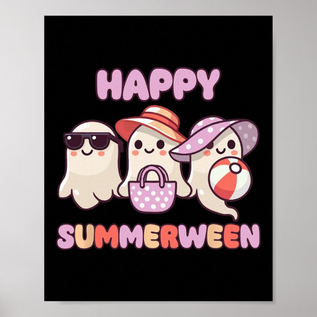 Poster Summerentre Halloween Ghost (Frente)