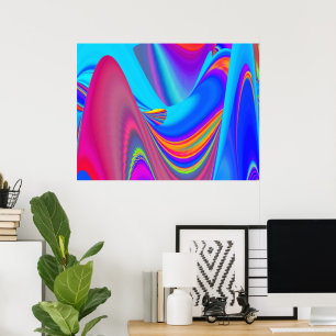 Poster Summersense, Abstrato 3D Rainbowart
