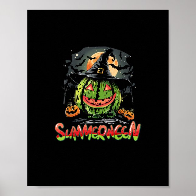 Poster Summerween Vibes Sweet IceCream Watermelon Verão (Frente)