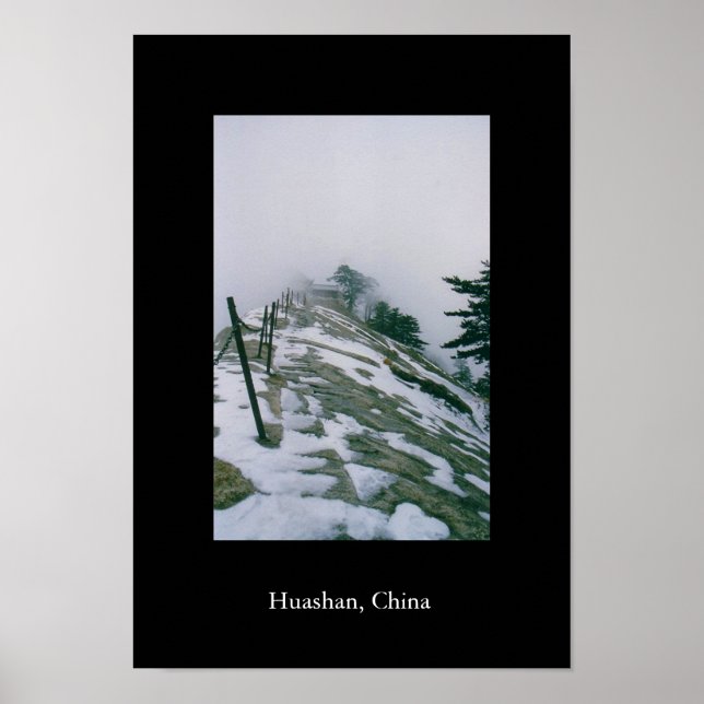 Poster Summit Temple in Mist (Frente)