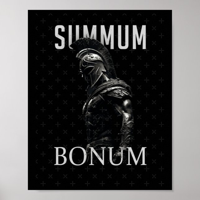 Poster Summum Bonum - Faça o que está certo (Frente)