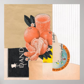 Pôster Sumo de laranja