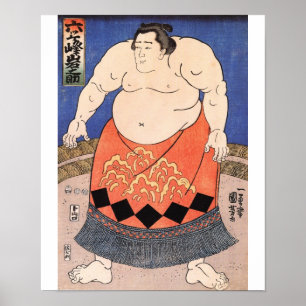 Poster Sumo do vintage