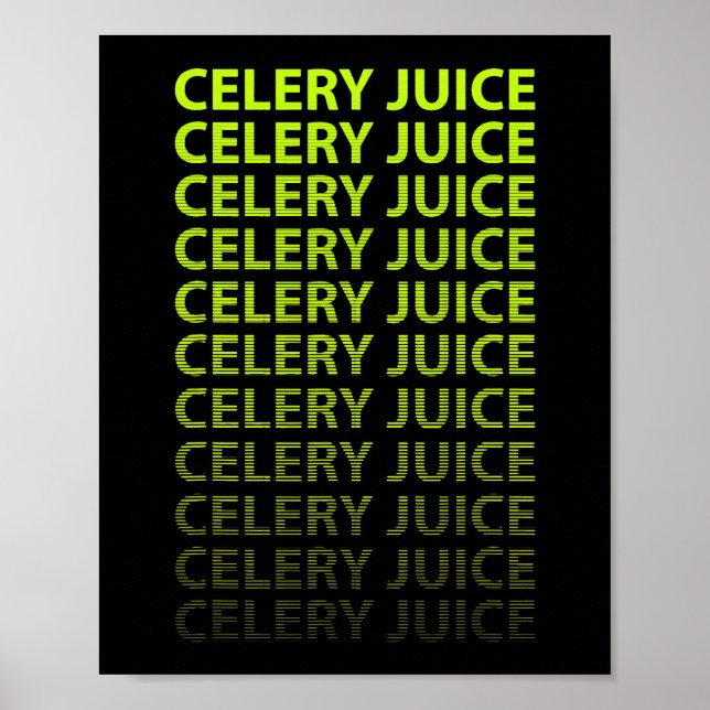 Poster Sumo Verde Aipo Vegan (Frente)
