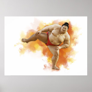 Poster SUMO Wrestler