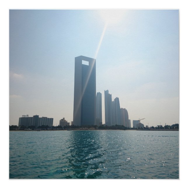 Pôster Sun Beam 20" x 20",Papel Poster,Semibrilho (Frente)