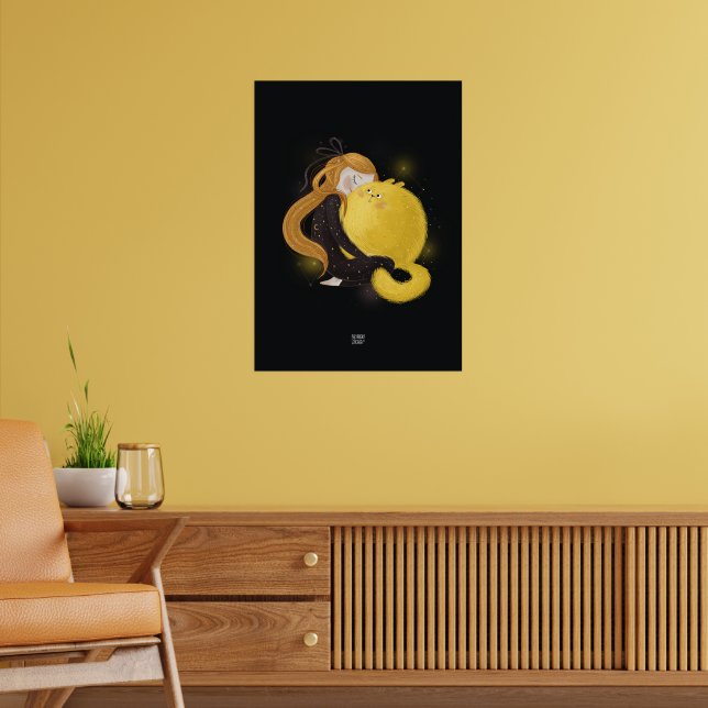 Poster SUN CAT por Alexandra Dikaia (Sala de Estar 2)