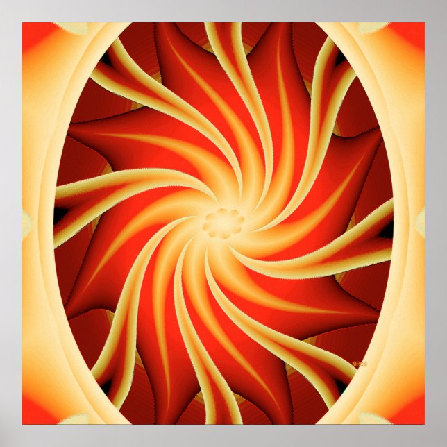 Poster Sun Dance Swirl. (Frente)