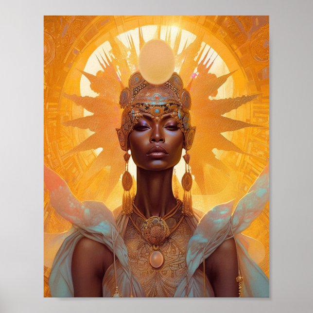 Poster Sun Goddess Fantasy Art (Frente)