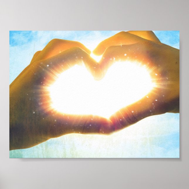 Poster sun heart (Frente)