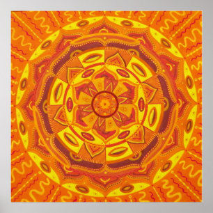 Poster Sun Mandala