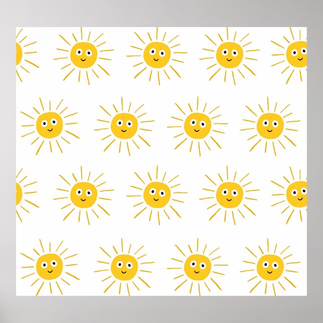 Poster Sun Motifs: vintage desmaia sem problemas. (Frente)