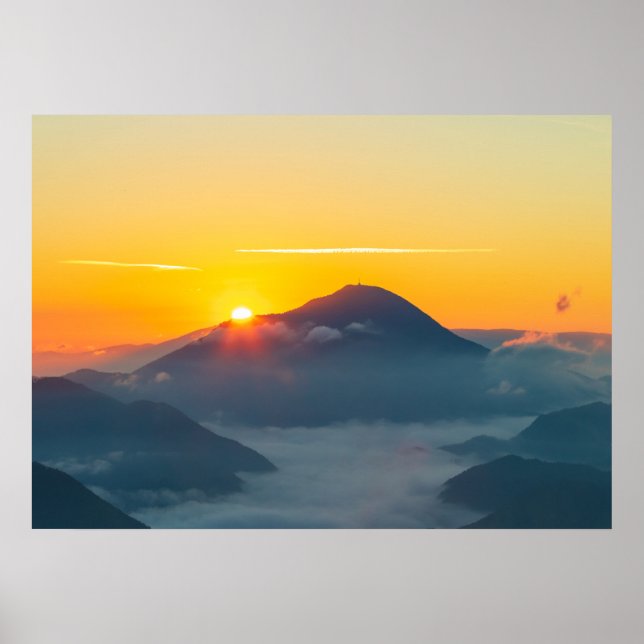 Poster Sun pingue-pongue por Uršlja gora, Eslovênia (Frente)