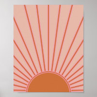 Sun Sunrise Terracotta Earth Tones Sunshine