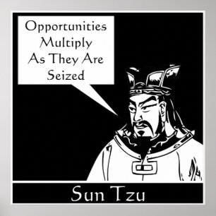 Pôster Sun Tzu -- Estratega militar chinesa