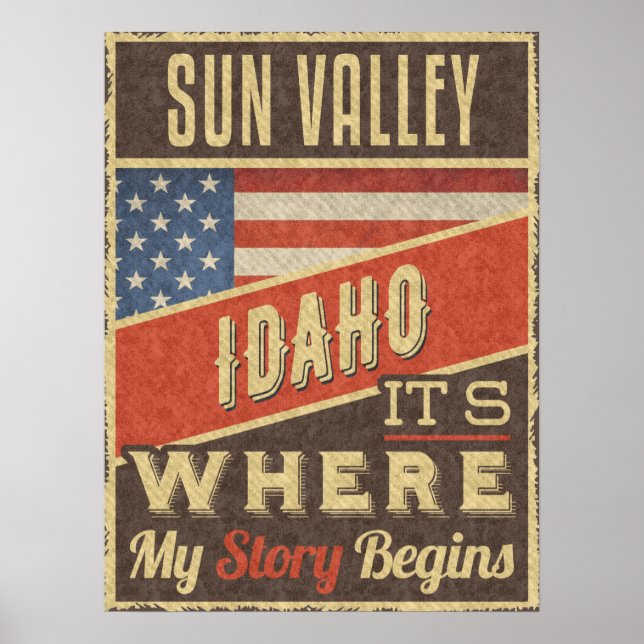 Poster Sun Valley Idaho (Frente)