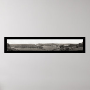 Poster Sunbury Northumberland Foto 1904