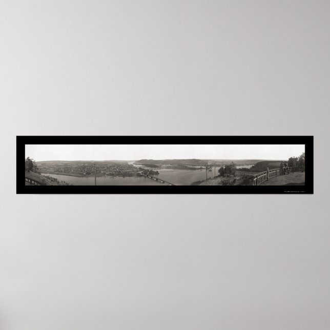 Poster Sunbury Northumberland Foto 1904 (Frente)