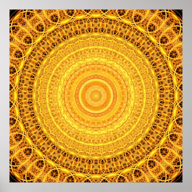 Pôster Suncatcher Mandala (Frente)