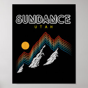 Poster Sundance Utah - EUA Caminhada e Escalada Anos 80 R