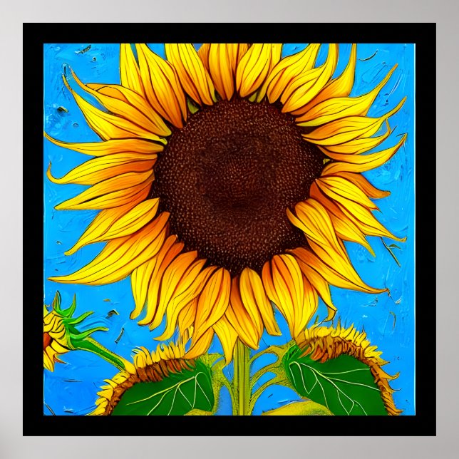 Poster Sunflower, França (Frente)