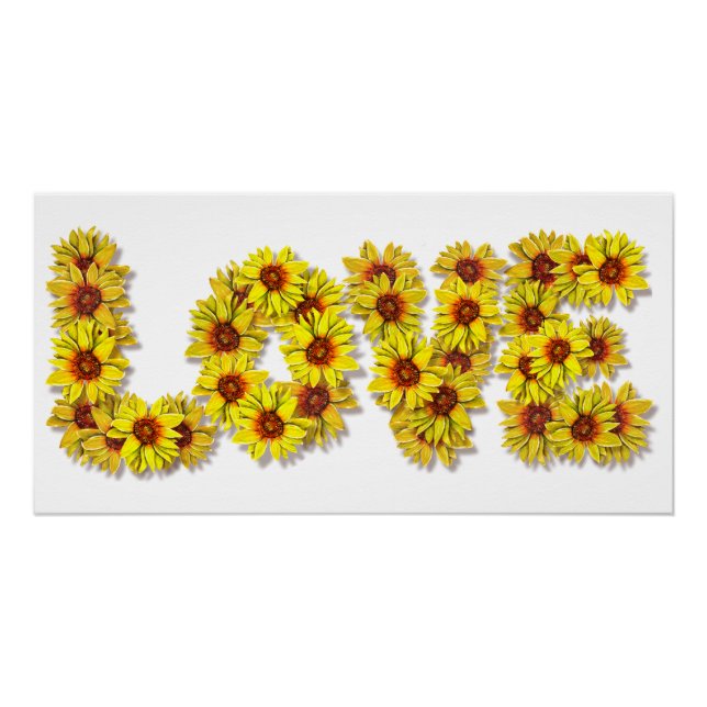 Pôster Sunflower Love Poster (Frente)