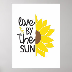 Poster Sunflower Lover Ao Vivo Pelo Sol