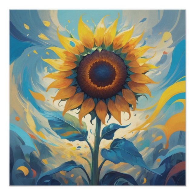 Pôster sunflower poster (Frente)