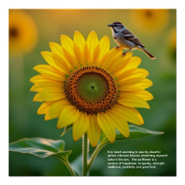 Pôster Sunflower Symbolism