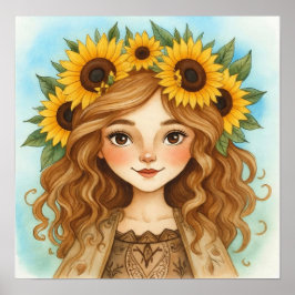 Poster SunFlowerWitch