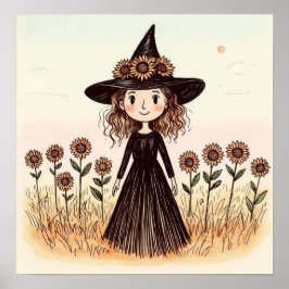 Poster SunFlowerWitch