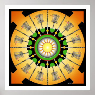 Poster Sunny Baskets