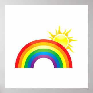 Poster Sunny Rainbow