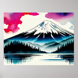 Poster Sunny Slopes: Panorama Pintado