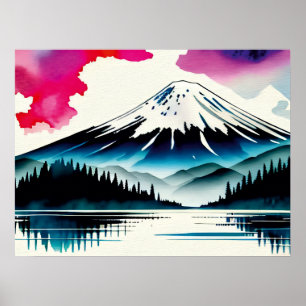 Poster Sunny Slopes: Panorama Pintado