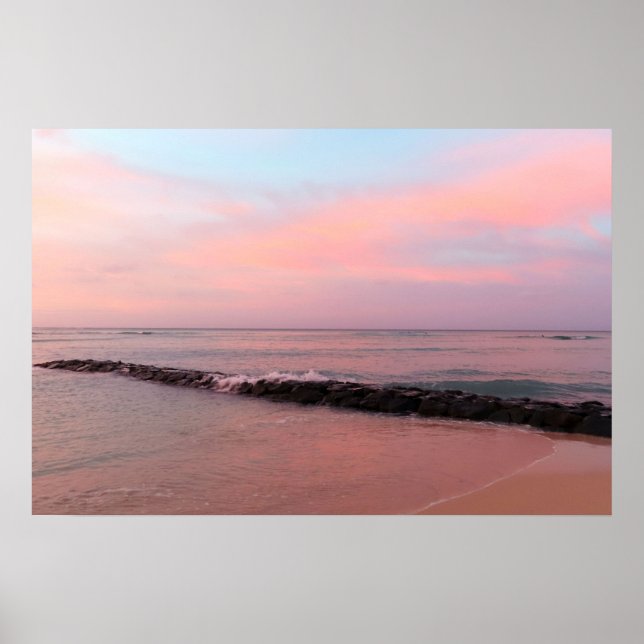 Poster Sunrise at Waikiki Beach (Frente)
