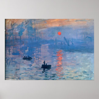 Pôster Sunrise - Claude Monet