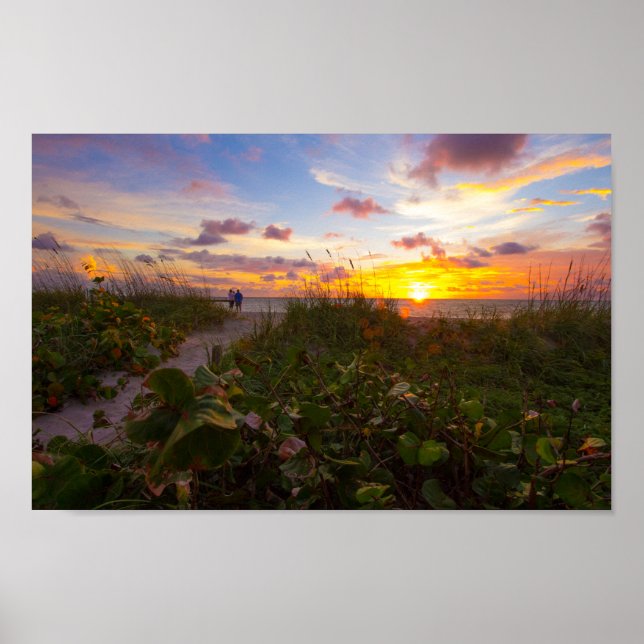 Poster Sunrise, Fort Pierce, Florida (Frente)