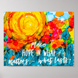 Poster Sunrise Hope Lovitude