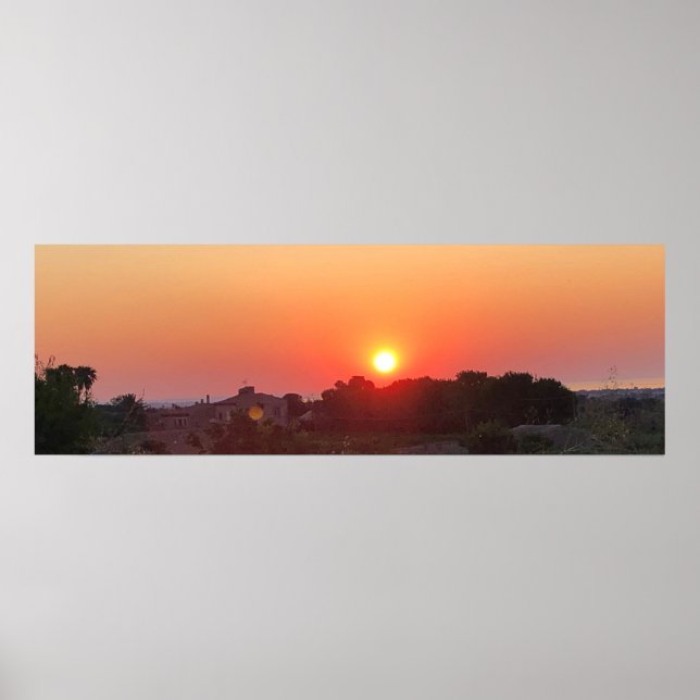 Poster Sunrise na Sicília (Frente)