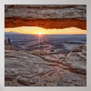 Pôster Sunrise no Arco Mesa, Parque Nacional Canyonlands