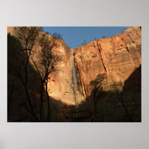 Poster Sunrise no Caminho de Riverside em Zion