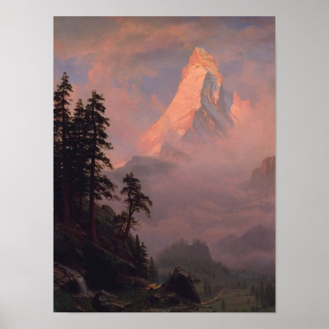 Poster Sunrise no Matterhorn (Frente)