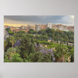 Poster Sunrise sobre a paisagem urbana