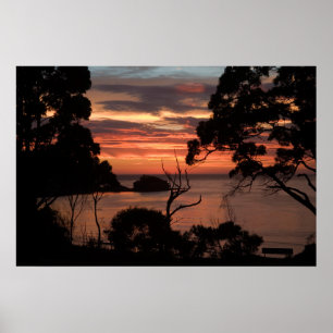 Poster Sunrise Sobre Freycinet Np